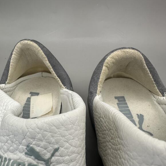 Puma Satori Mens Size 8 White Gray Leather Slip On Casual Sneakers *VERY RARE* - Picture 13 of 13